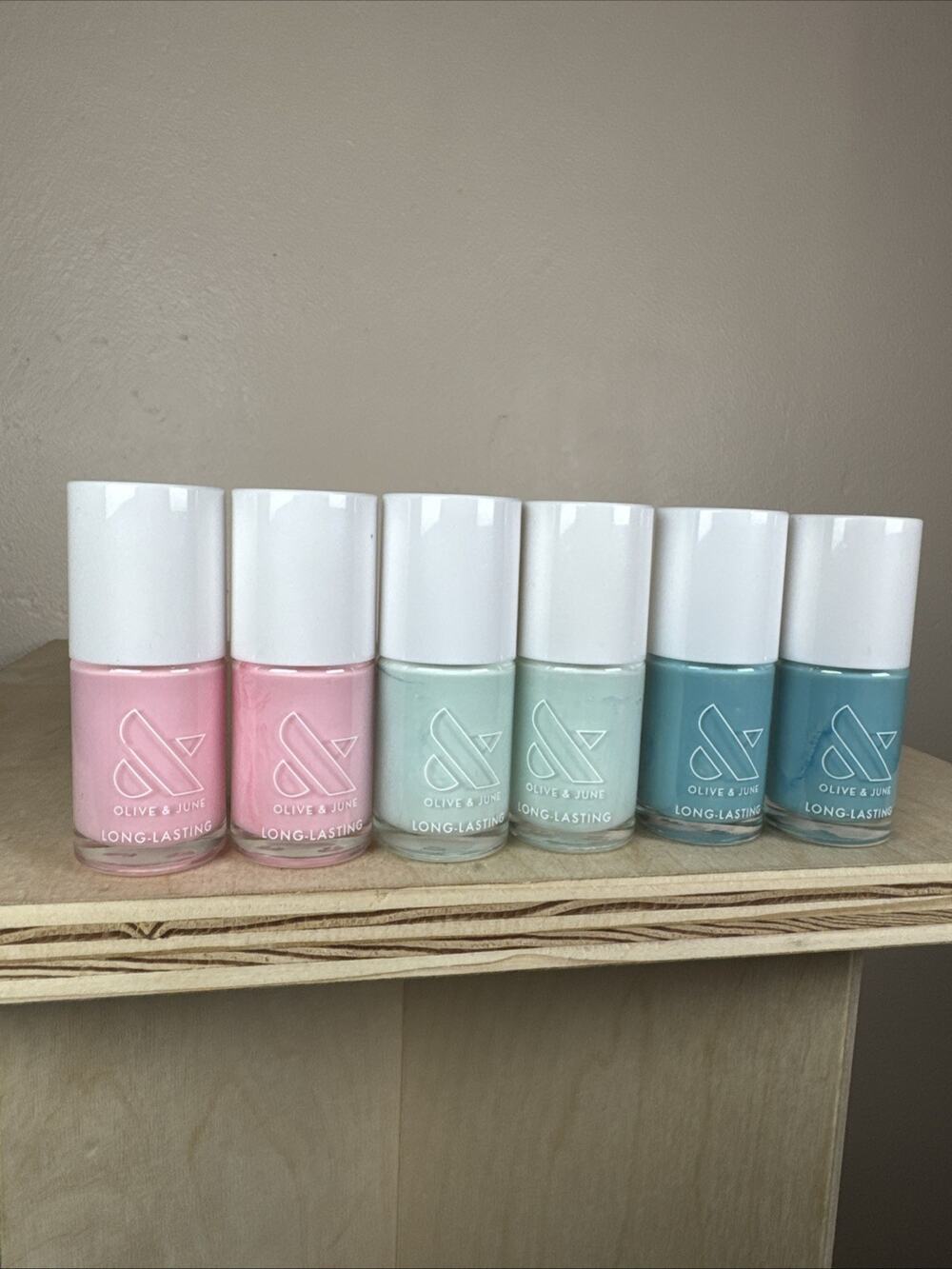 Olive & June Nail Polish 13. 5 Ml .46 Fl Oz Pink Blue Green Of 6 Lot 5